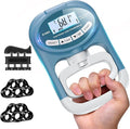 Grip Strength Tester Hand Dynamometer - Grip Strength Trainer Electronic Hand Gripper Strengthener Wrist Exerciser Meter Digital Training Gauge 265 Lbs / 120 Kgs for Sport School Home Use