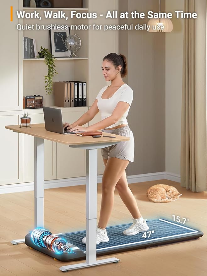 WALKINGPAD C2 Foldable Walking Pad Treadmill, Colorful Under Desk Treadmill for Home Office, Stylish Compact Design, No Assembly Needed