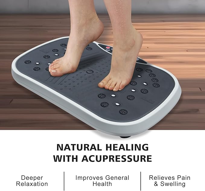 Vibration Plate Exercise Machine - Whole Body Workout Vibration Fitness Platform for Weight Loss & Toning