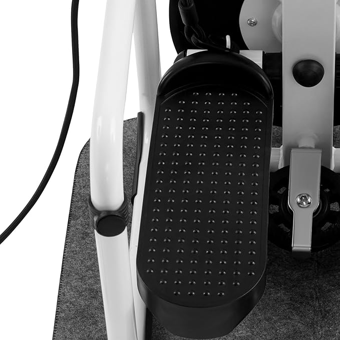 Mini Steppers for Exercise at Home, Side-to-Side Lateral Rocking Fitness Stepper with Digital Monitor/Resistance Bands Machine, Total Body Workout, 300LBS Capacity for Home Workout
