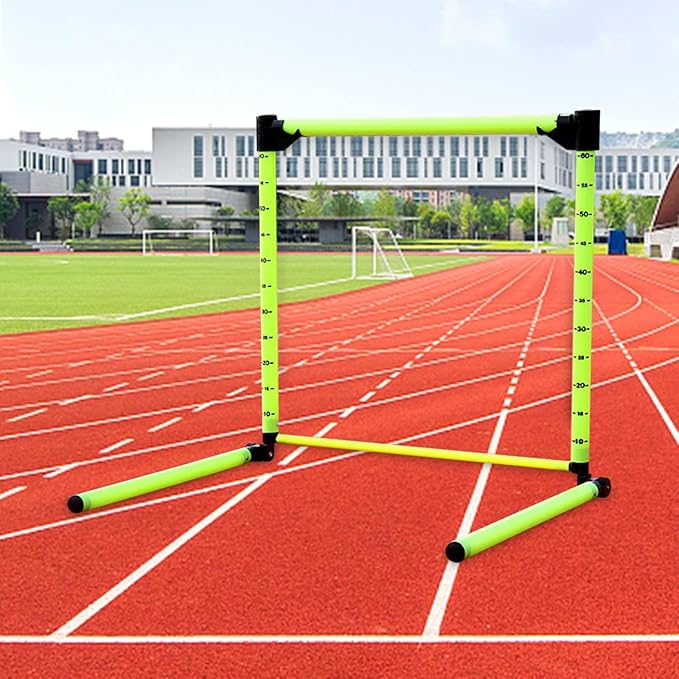 Sports Agility Hurdles, Adjustable Height Jumping Bar Set Practice Speed Hurdles
