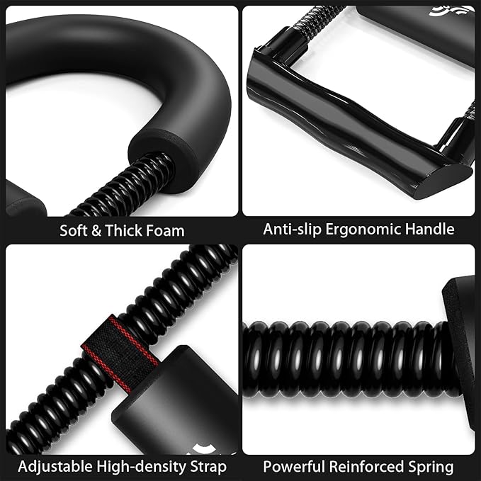 Sportneer Forearm Strengthener Forearm Wrist Strengthener Exerciser with Adjustable Tension for Improving Strength - Hand Developer Arm Grip Workout Strength Trainer Home Gym Workout Equipment for Starter and Pro