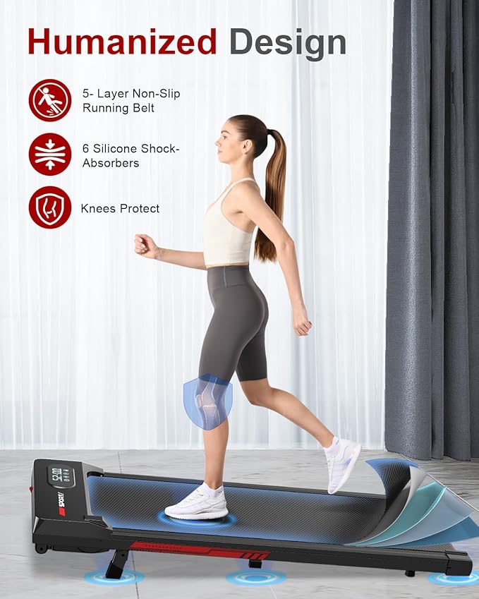 Walking Pad Treadmill with Handle Bar,Walking Pad with Incline 8%,2.5HP Quiet Under Desk 320 lbs 2 in 1Treadmills for Home Office,Compact Foldable Walking Pad,Remote Control&LED Display