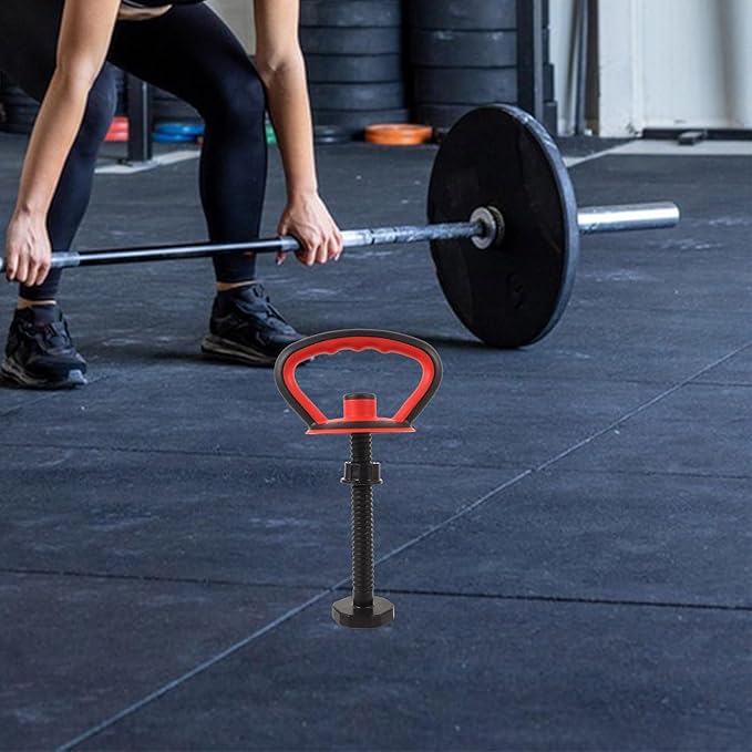 Kettlebell Handle Grip Replacement Set with Nut Sturdy Fitness Equipment Attachment Sturdy Handle Bar for Home Gym Strength Training and Kettlebell Swing Exercises