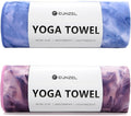 Eunzel Hot Yoga Towel Non-Slip Yoga Mat Towel Ultra-Absorbent Microfiber Towel for Hot Yoga, Pilates，Bikram and Workout 26.5"x 72"