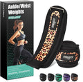 Frelaxy Ankle Wrist Weights for Women Men Kids, Comfy& Adjustable Leg Arm Weights Set for Walking, Gym, Yoga, Pilates, Dance, Cardio & Strength Training 1lb 2lbs 3lbs 1 Pair