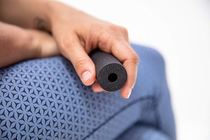 BLACKROLL - Micro Foam Roller, Small Deep Tissue Massage Tool for Feet, Hands, and Arms, Use for Travel, Exercise and Muscle Recovery and Plantar Fasciitis Relief, 6cm (2.3") x 3cm (1.2")