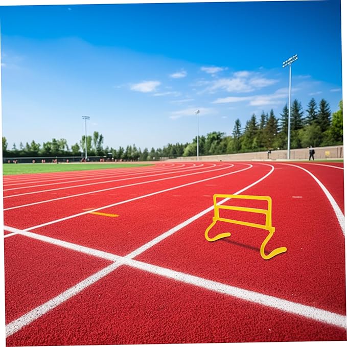 Adjustable Height Agility Hurdles for Football Training Portable Speed Hurdles Sturdy Base