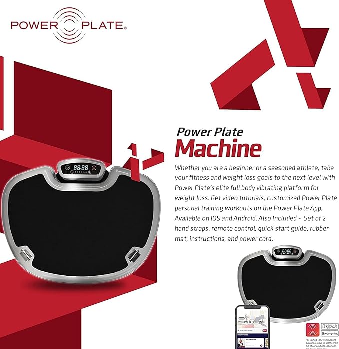 Power Plate Move Vibration Platform, Vibrating Plate to Increase Core Strength, Improve Balance and Stability