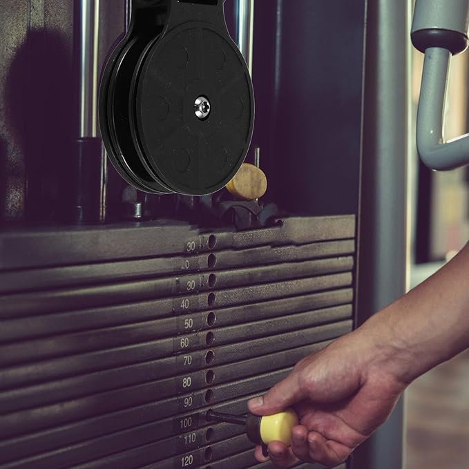 Gym Pulley System Cable Pulley Attachment Heavy Duty for Home Gym Strength Training Equipment for Muscle Building and Arm Exercise
