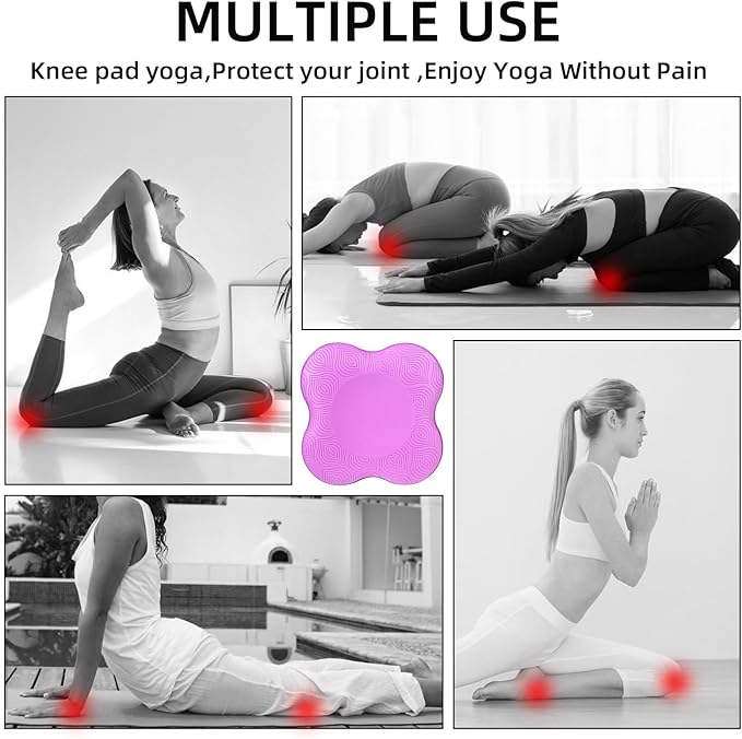 2 packs Yoga Knee Pad Mats Extra Thick for Knees Elbows Wrist Hands Head Foam Pilates Kneeling pad Yoga Knee Cushion Thick Exercise Pads for Knees Elbows Wrist Hands Head Foam Pilates Kneeling pad，Support Foam Pads for Women and Men