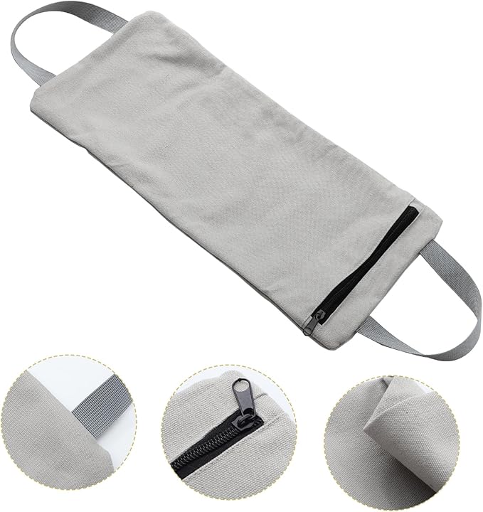 UPKOCH Canvas Arm Slimming Sandbag Weight Training Fitness Bag with Handle for Yoga and Exercise Adjustable Heavy Duty Workout Sandbag for Arm and Leg Training