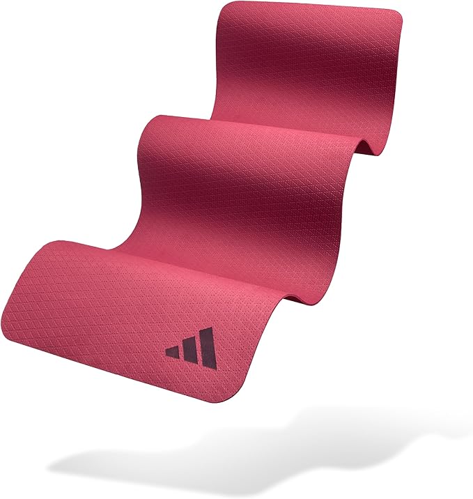 adidas Yoga Mat - Eco Friendly - Non Slip, Durable Textured Surface