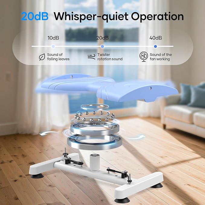 Waist Twist Machine, Twist Machine Exercise with 300 Lbs Weight Capacity, Ab Twist Board for Slim Waist and Core Ab Exercise,Noiseless Home Gym Equipment for Women Men