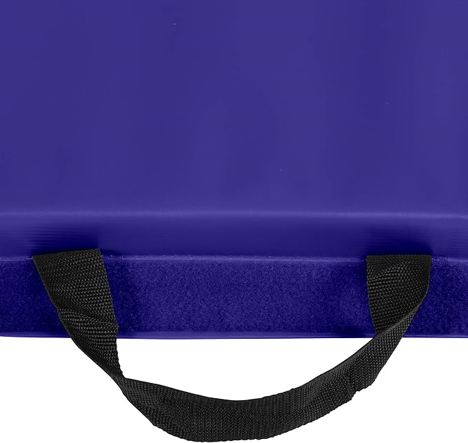 We Sell Mats - 4 ft x 6 ft x 2 - Personal Fitness & Exercise Mat for Home Workout - Lightweight and Folds for Carrying – All Purpose Gym Mat – Thick Mat for Yoga, Pilates, Stretches, Floor Exercises
