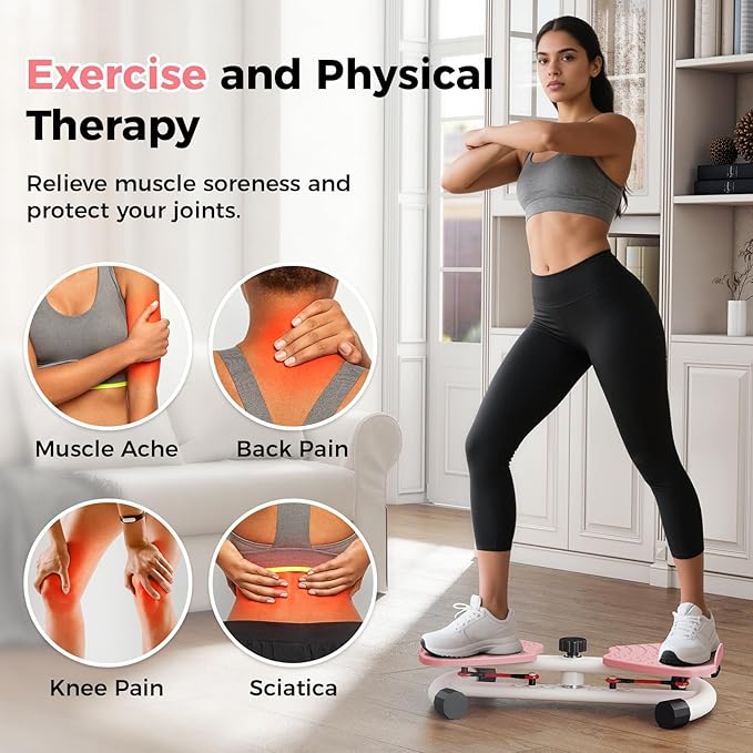 Waist Twister Machine Exercise, Ab Twister Board for Exercise, Waist Twisting Fitness Tool, Core Trainer for Women Belly Fat Loss, Home Gym Workout Equipment, Noiseless, 300 lbs Capacity