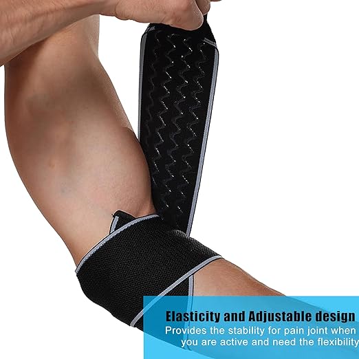 Luwint 60 Inch Long Elastic Bandage Wrap, 1-Pair Non Slip Compression Support for Ankle Calf Elbow, Ideal for Gym Workout Weightlifting Training Sports Basketball Football Soccer Tennis Running