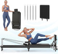 Pilates Reformer, Foldable Reformer Pilates Machine, Pilates Equipment for Home Women Use Gym Workout & Advanced and Beginners Users, Up to 400 lbs Weight Capacity Reformers