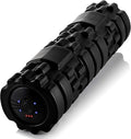 Electric Vibrating Rechargeable Foam Roller - 4 Intensity Levels for Firm Battery-Powered Deep Tissue Recovery, Training, Massage - Therapeutic Back and Muscle Massage Roller