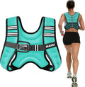 Weighted Vest Woman, 6/8/12/16/20/25/30 Lb Unisex Reflective Strength Training Weight Vest For Running, Jogging, Cardio & Workouts