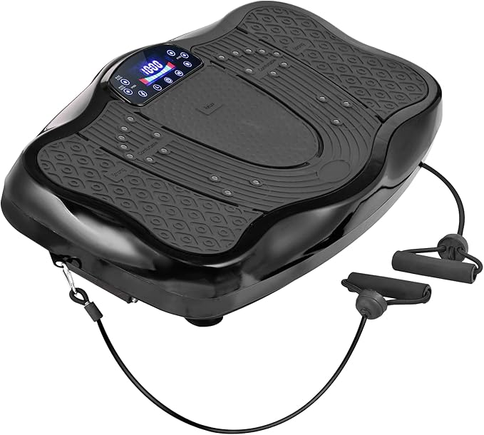 ZENY Vibration Plate Exercise Machine, Full Body Vibration Platform for Home Workout, Weight Loss, Lymphatic Drainage, Body Shaping
