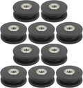 10pcs 50mm Nylon Bearing Pulley, Gym Pulley for Home Gym Attachments, Strength Training Accessory with Rotation, Nylon Material for Exercise Equipment