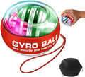 Torque-Ball Hand Exerciser, Wrist Power Gyro Ball, Curaball Hand Exerciser, Grip Strength Trainer, Hand Strengthening Devices, Wrist Strengthener, Finger Exerciser, Auto-Start Colorful Lighting