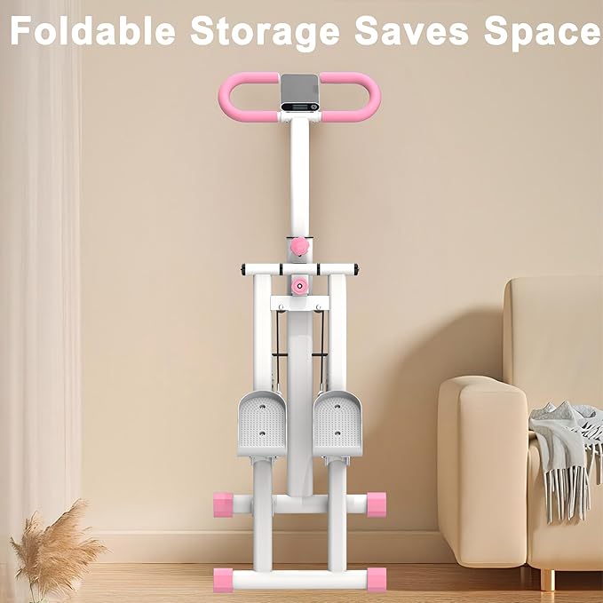 Stair Stepper for Home,Vertical Climber Workout Machine,Stair Stepper with Handlebar for Full-Body Exercise Stair Stepper with Stable Frame Adjustable Handlebar