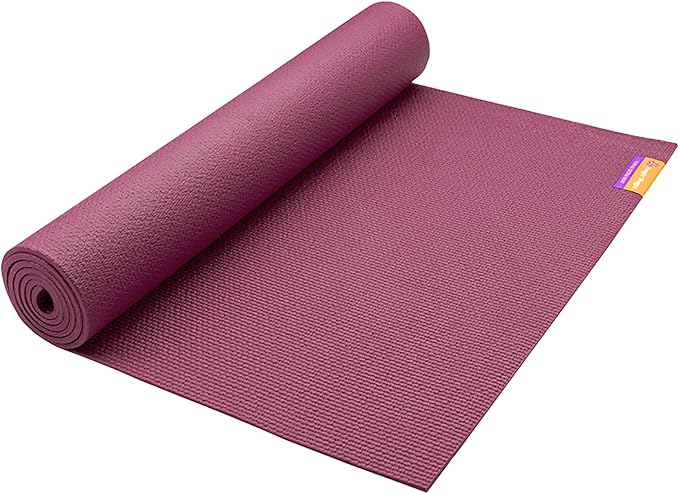 Hugger Mugger Tapas Ultra Yoga Mat - Outstanding 1/4″ Soft Cushion, Lightweight, Made in the USA Sticky Mat, Durable and Long-Lasting