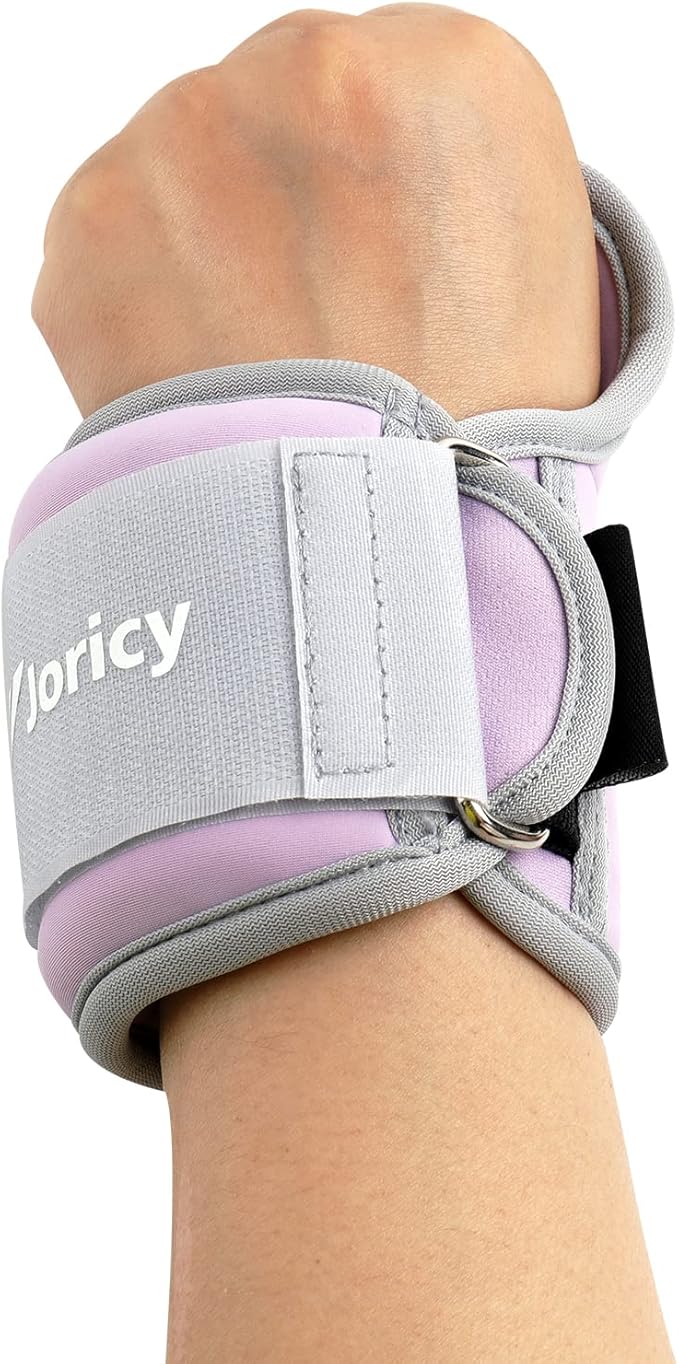 Wrist Weights with Thumb Loops Lock for Women Men 1 Pair 2 3 4 5 6 LBS Arm Weight Ankle Weights Weighted Gloves for Running Walking Jogging Physical Therapy Gym Workout Cardio Exercises