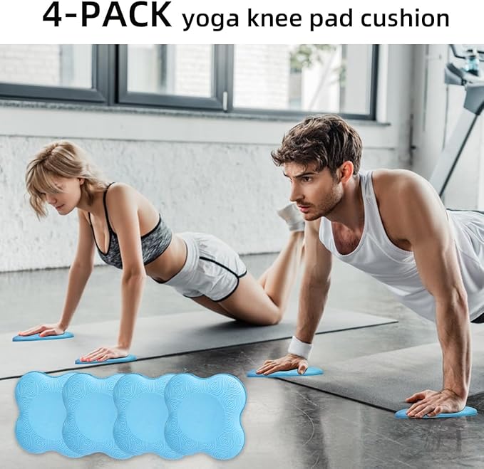 2 packs Yoga Knee Pad Mats Extra Thick for Knees Elbows Wrist Hands Head Foam Pilates Kneeling pad Yoga Knee Cushion Thick Exercise Pads for Knees Elbows Wrist Hands Head Foam Pilates Kneeling pad，Support Foam Pads for Women and Men