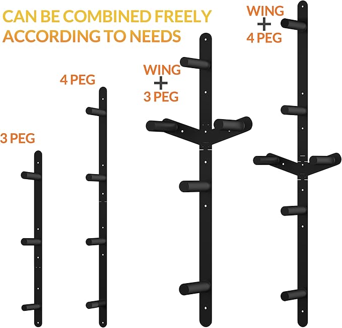 Signature Fitness Fitvids Weight Plate Storage Rack for Home Gym
