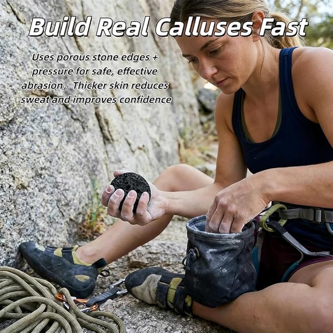 Callus Ball for Hand, Moon Grip, Skin Conditioning (callus building) Grip Training Fidget, Anti-Sweat Skin Conditioning Callus Building Tool for Grips Endurance, Tough Callused Hands