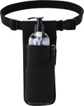 Professional Massage Therapist Holster with Adjustable Belt, Massage Bottle Bag, Massage Lotion Holster,Black(XJ-1KD)