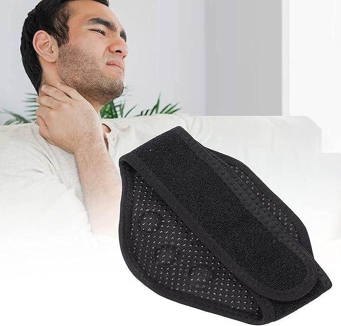 Neck Support Protection Sports Cervical Support, Neck Pain Neck Collar Magnetic Neck Therapy with Integrated Hot Therapy Adjustable Cervical Collar