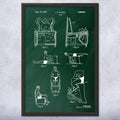 Pilates Chair Patent Framed Print (18x24) Pilates Gifts, Gym Art, Pilates Decor, Athlete Gifts, Garage Decor, Sports Gifts, Mom Gifts