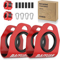 Home Gym Clips, Convert Dumbbells to Barbell, Turn Bars into Landmines, T-Bar Row with Any Grip, Hook Dumbbells on Dip Belts, Versatile Weightlifting Accessory for Olympic