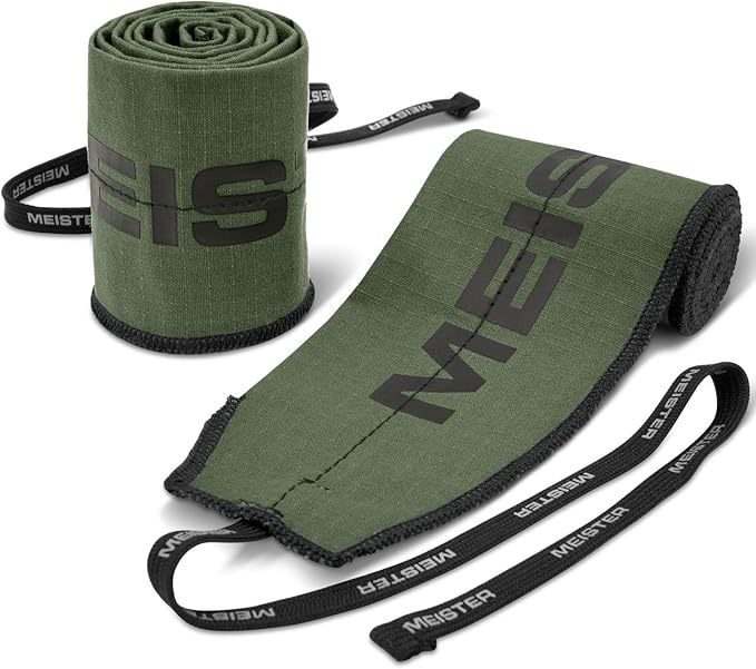 Meister Lockdown Wrist Wraps - Adjustable Non-Stretch Support for Weightlifting, Strength & Cross Training