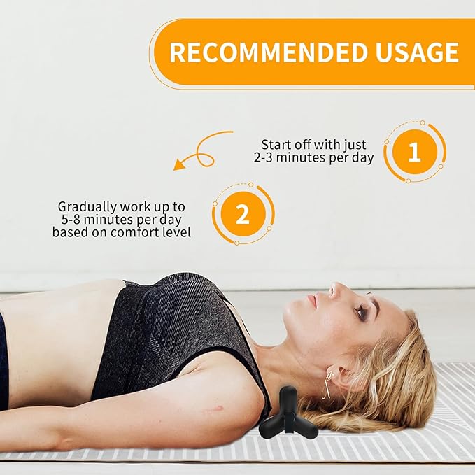 Docemel Occipital Release Tool,Neck Massager and Shoulder Trigger Point Massager for Headache Relief,Deep Tissue Trigger Point Massage Tool with Acupressure Design Targeting Hard-to-Reach Muscles