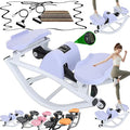 Rocking Stepper Side to Side Purple Rock Stepper Side to Side Machine Rock Stepper Exercise Machine with Resistance Bands Led Display,Low-Impact Home Workout Machine Knees Joints Legs (Purple)