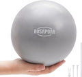 ROSAPOAR Small Exercise Ball - 9 Inch Mini Pilates Ball, Anti-Burst Yoga Ball for Stretching & Core Strength Workout, Physical Therapy & Yoga at Home Gym & Office