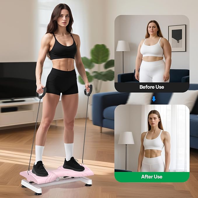Waist Twist Machine, Twist Machine Exercise with 300 Lbs Weight Capacity, Ab Twist Board for Slim Waist and Core Ab Exercise,Noiseless Home Gym Equipment for Women Men
