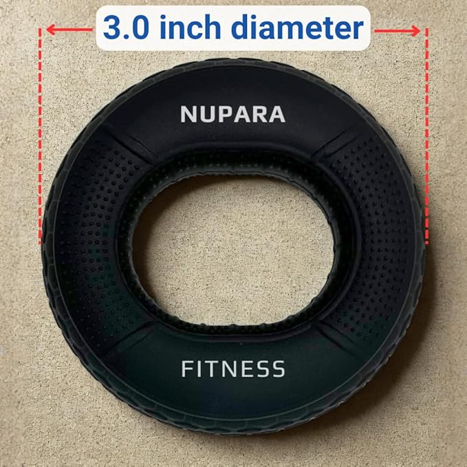 Grip Strength Trainer - Grip Strength Ring, Forearm Strengthener, Hand Strengthening Device, and Hand Gripper Strengthener. 2-pack