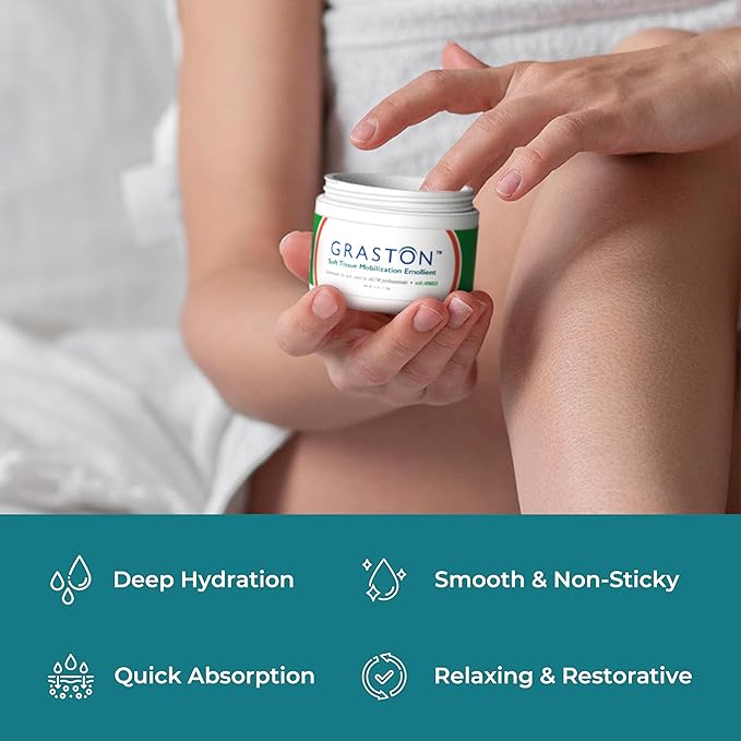 Graston Technique Arnica Soft Tissue Emollient Massage Lotion - 4oz Jar Pro-Grade Therapy Massage Cream for IASTM, Arnica Cream, Relief and Recovery, 6-Pack