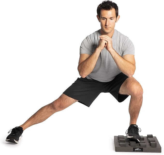 OPTP CobbleFoam Uneven-Surface Balance Trainer - Versatile Balance Board Training System Developed by a Physical Therapist for Injury, Surgery, Rehabilitation, and Sports Training