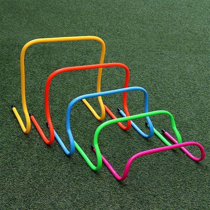 Speed Hurdles for Agility Training [Set of 6] | Hurdles Training Equipment | Multi-Sports Equipment | Speed & Agility Training Equipment (Size : H 23cm)