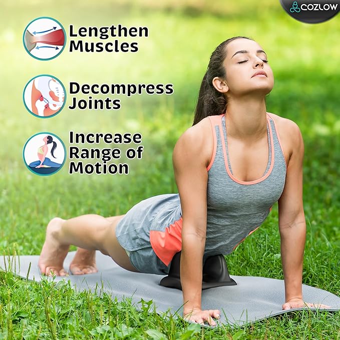 COZLOW Psoas Release Massage Tool, Back & Hip Flexor Muscle Stretcher, Deep Tissue Massage Tool for Myofascial Release, Trigger Point Massager for Pain Relief & Quick Recovery
