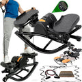 Rocking Stepper Side to Side （𝟒-𝟖 𝑫𝑨𝒀 𝑫𝑬𝑳𝑰𝑽𝑬𝑹𝒀） Rock Stepper Side to Side Machine Rock Stepper Exercise Machine with Resistance Bands&Led Display, Low-Impact Home Workout Machine