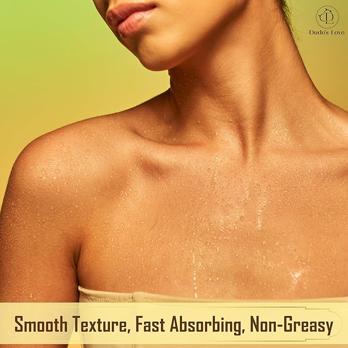 Vanilla Coconut Body Massage Oil | with Vitamin E & Jojoba Oil | Deep Hydration for Dry Skin | Non-Greasy, Fast-Absorbing Formula | 8.45 fl oz (250ml)