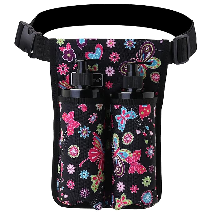 Tuhaoge Massage Bottle Bag Massage Oil Holster Lotion Holster Massage Therapist Massage Oil Holster Massage Lotion (TH2kd- BHuDieHua)